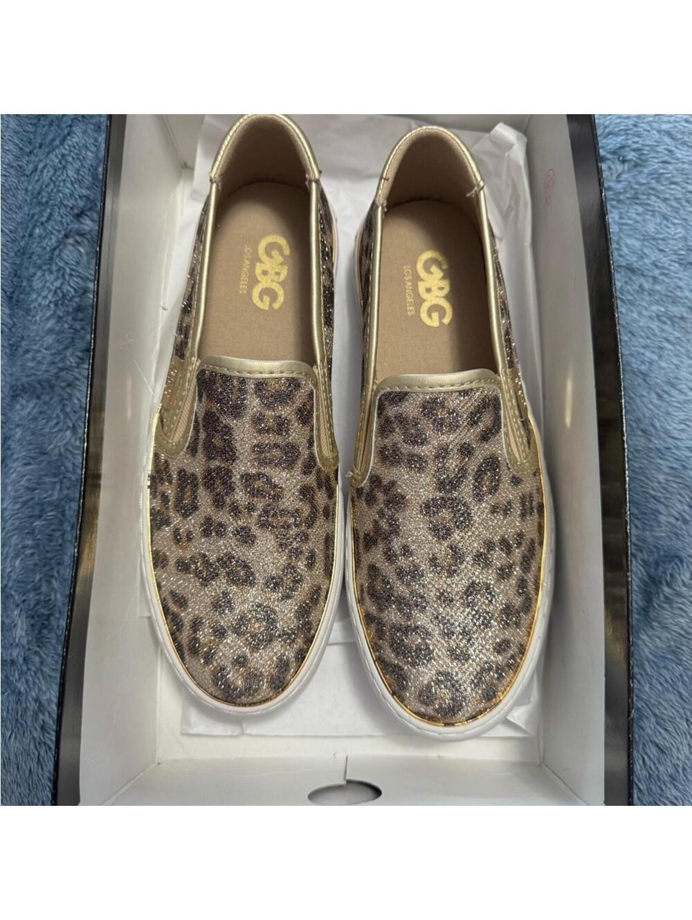 GBG Los Angeles Leopard Glitter Slip-On Sneakers – Size 6 – New in Box [COPY]